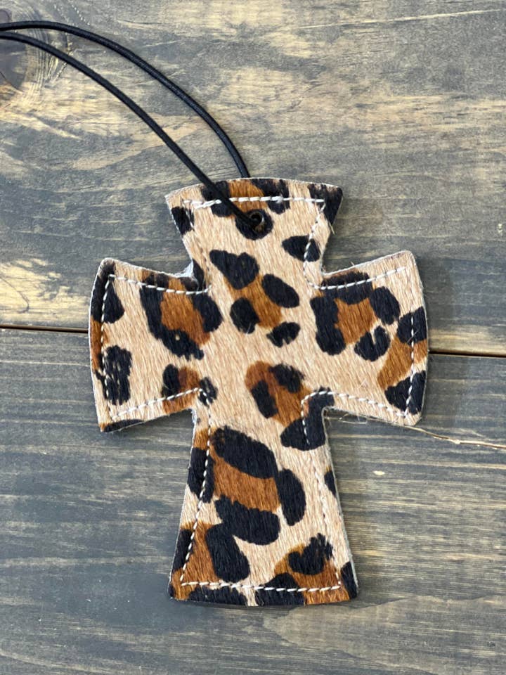 LEOPARD CROSS FRESHIE for wholesale by Fantzee Pants Boutique LLC