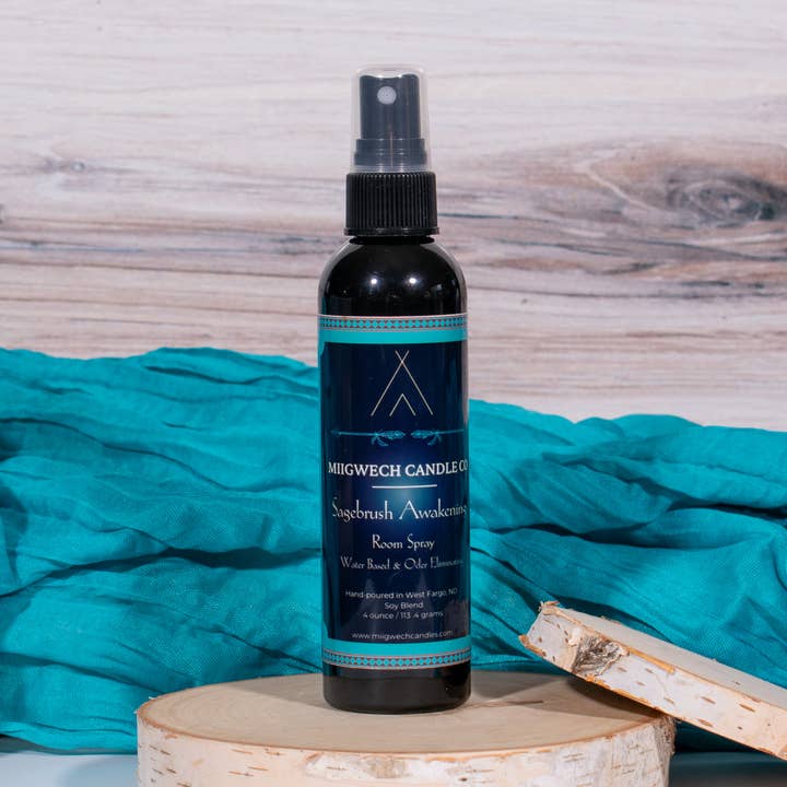 Frosted Juniper Room Spray for wholesale by Miigwech Candle Co LLC