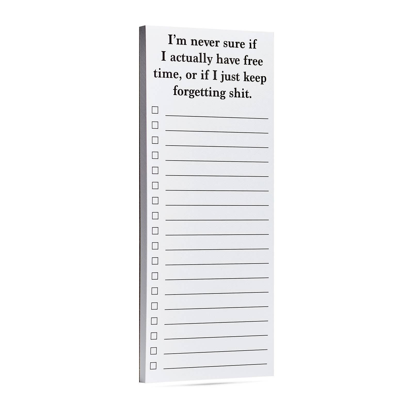 ellembee gift - Wholesale Notepad - I'm never sure if I actually have free time funny list pad3