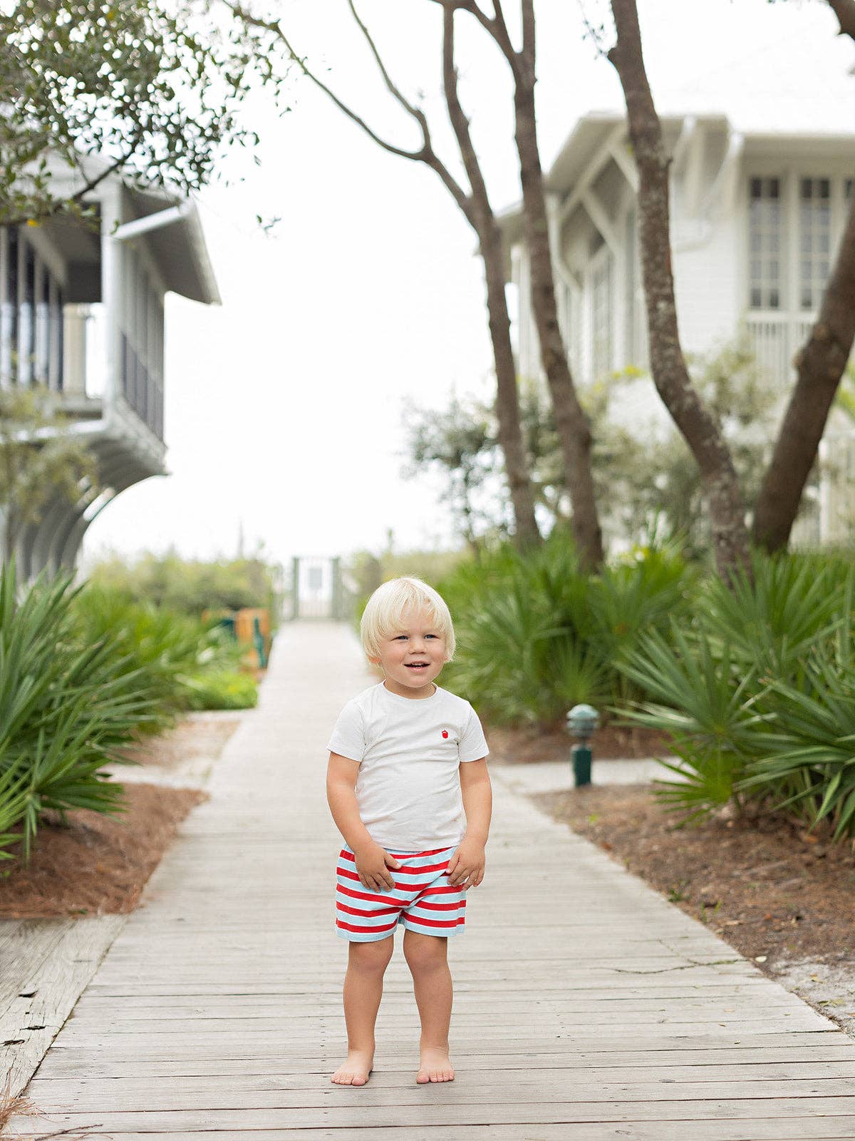 The Oaks Apparel Company - Wholesale T-Shirt - Kids - Oaks White with Red Acorn Signature Kid's Tee1