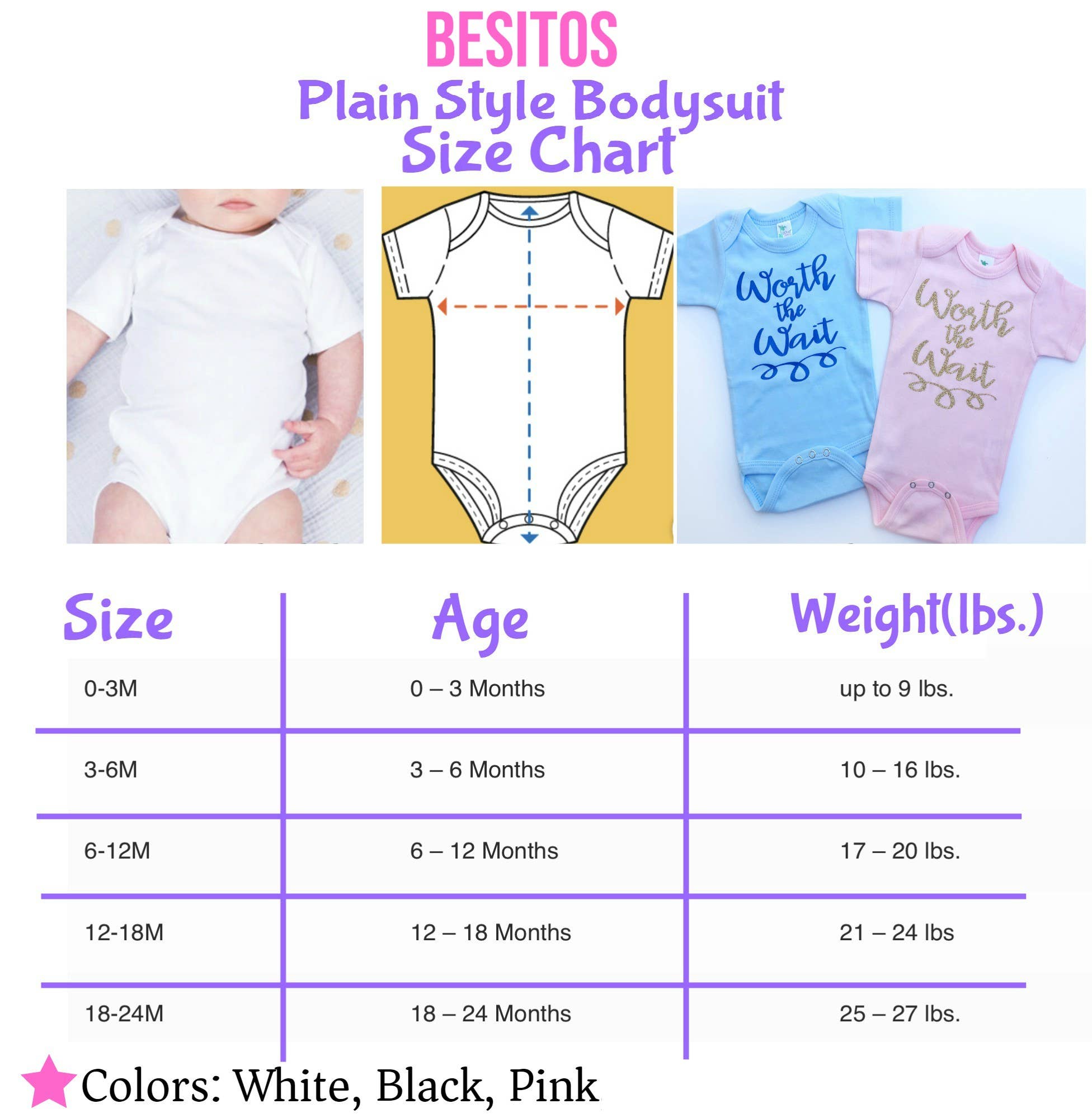 Besitos – wholesale Bodysuit (non-footed) – Baby – Little Sister - Bodysuit1