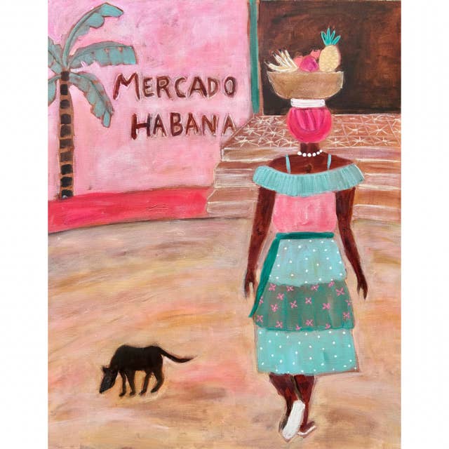 Sue Fantini Art - Wholesale Kunstprint - Dag van de markt2