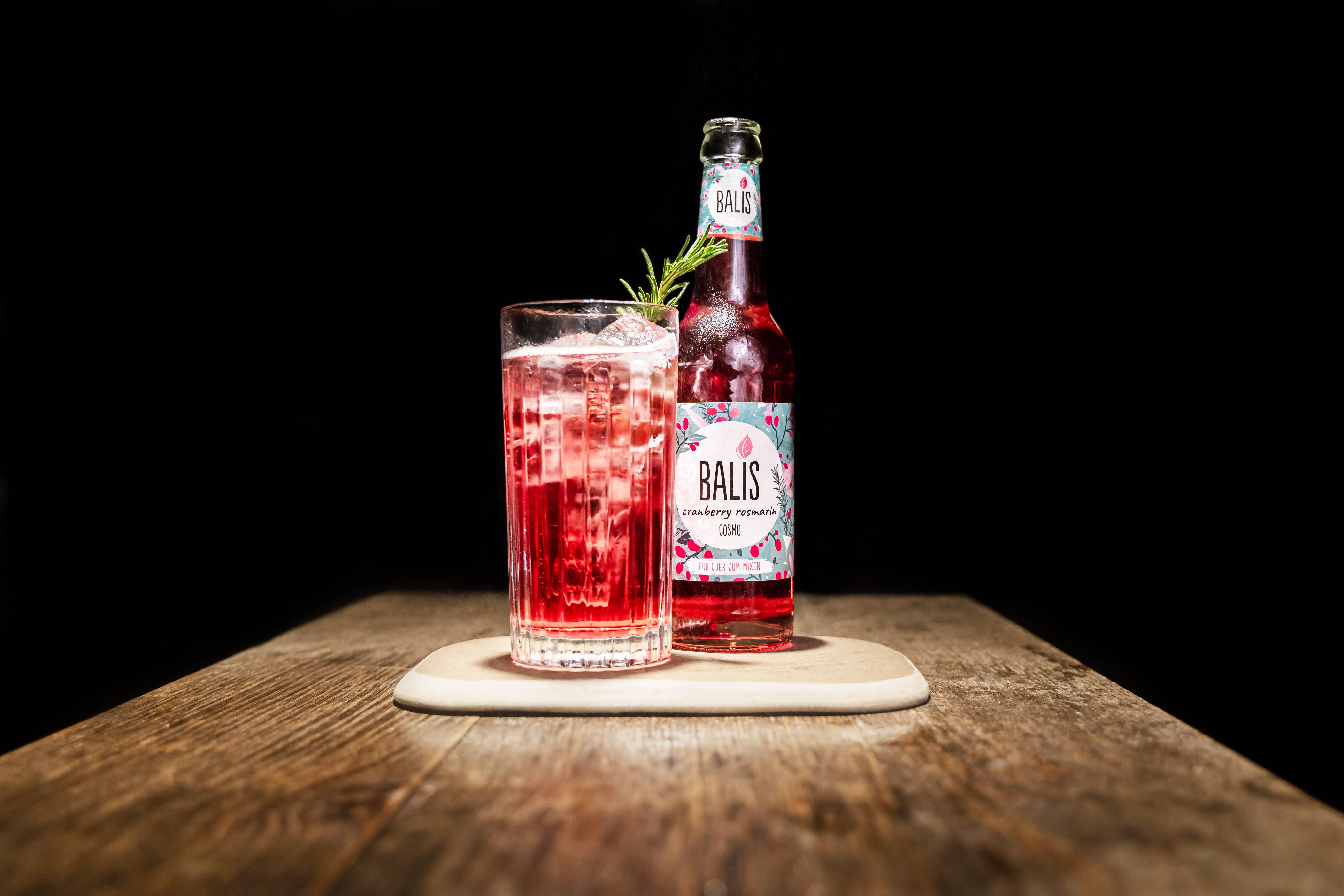 BALIS - Wholesale Non-Alcoholic Aperitif/Mocktail - BALIS Cosmo (Cranberry Rosemary) 0.33 L1