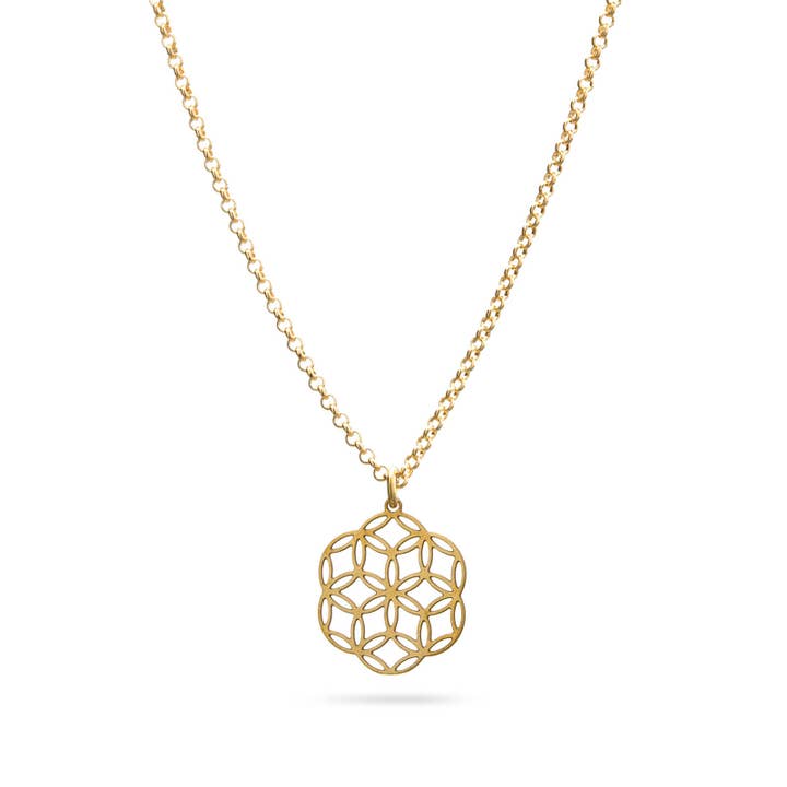 KOSAE – Engroshandel Halskæde med vedhæng – Seed of Life halskæde | bronze