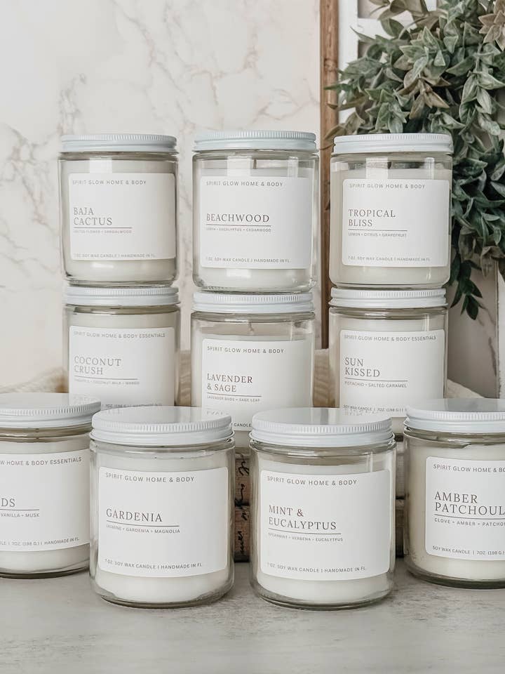 Confezione Campionatore Signature - 10 Best Seller per la vendita all'ingrosso da parte di Spirit Glow Home & Body Essentials