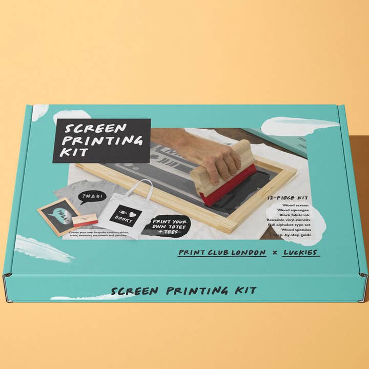 SUCK UK Ltd - USA - Wholesale DIY Craft Kit - Print Club x Luckies - Screen Printing Kit3