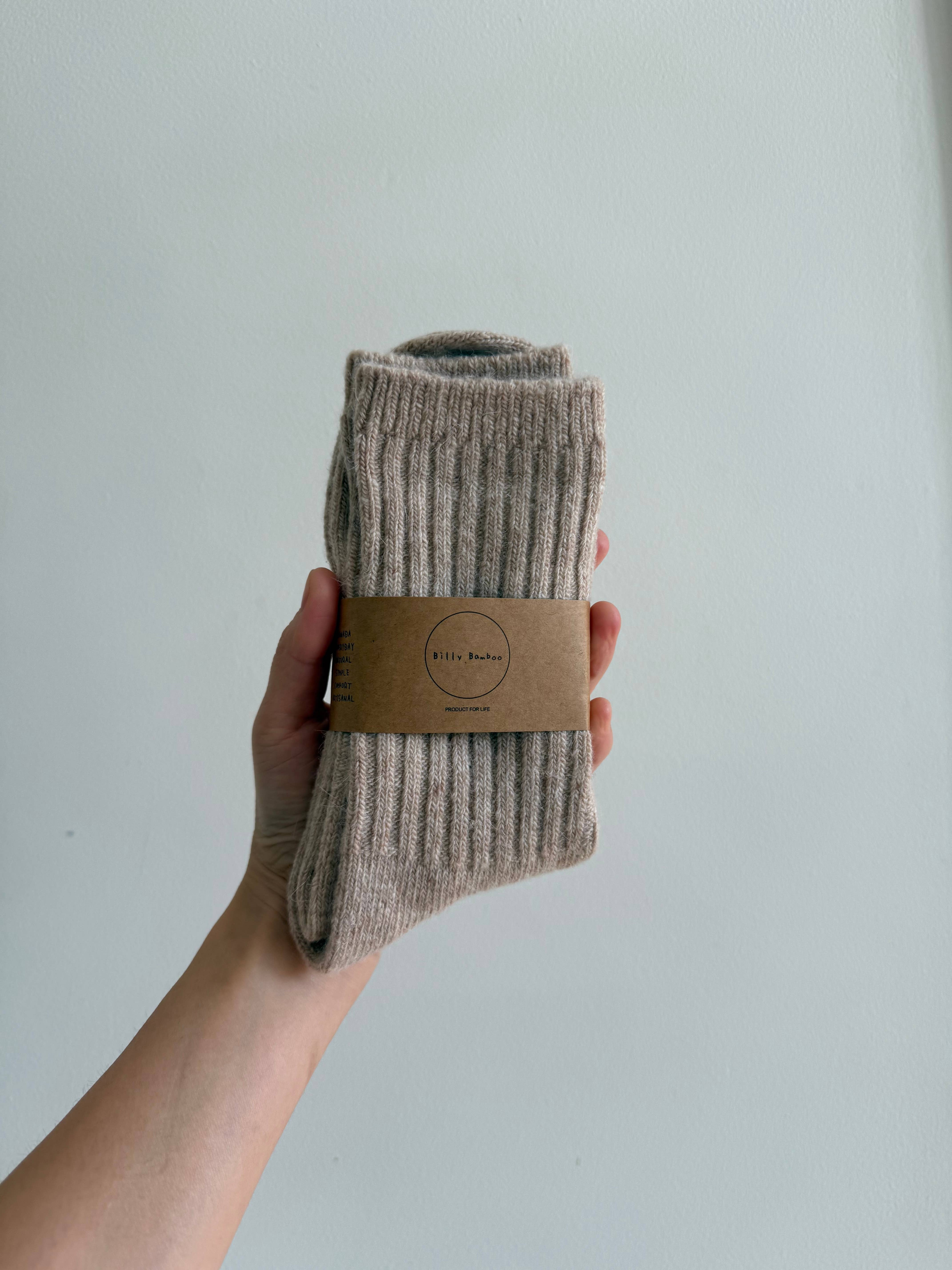 Billy Bamboo - Wholesale Socks - Unisex - ICELAND WOOL SOCKS - neutral38