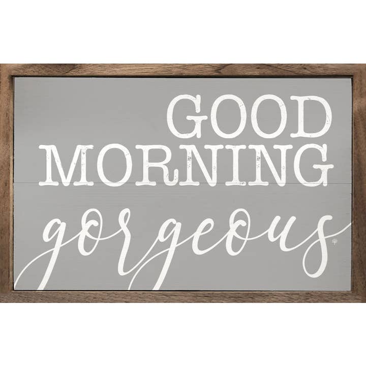 Good Morning Gorgeous Gray for wholesale by Kendrick Home