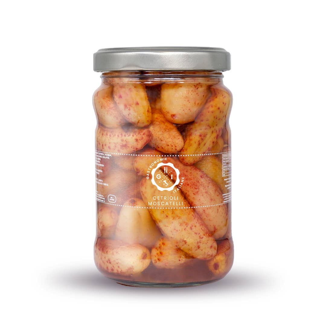 Gastronomie Italiane - Wholesale Pickled Vegetables - Moscatelli Cucumbers 314 ml
