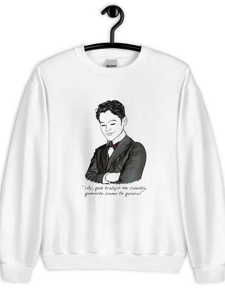 Lorca How I Love You Sweatshirt for wholesale by El loco del Pelo Rizo