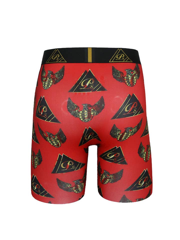 Monocromatico Biancheria intima Trinade Monogram rossa in vendita all'ingrosso su Faire1