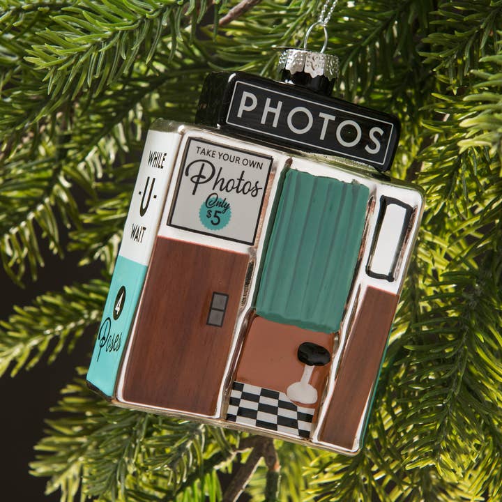 Photo Booth Holiday Ornament Christmas Decor for wholesale by Love & Victory