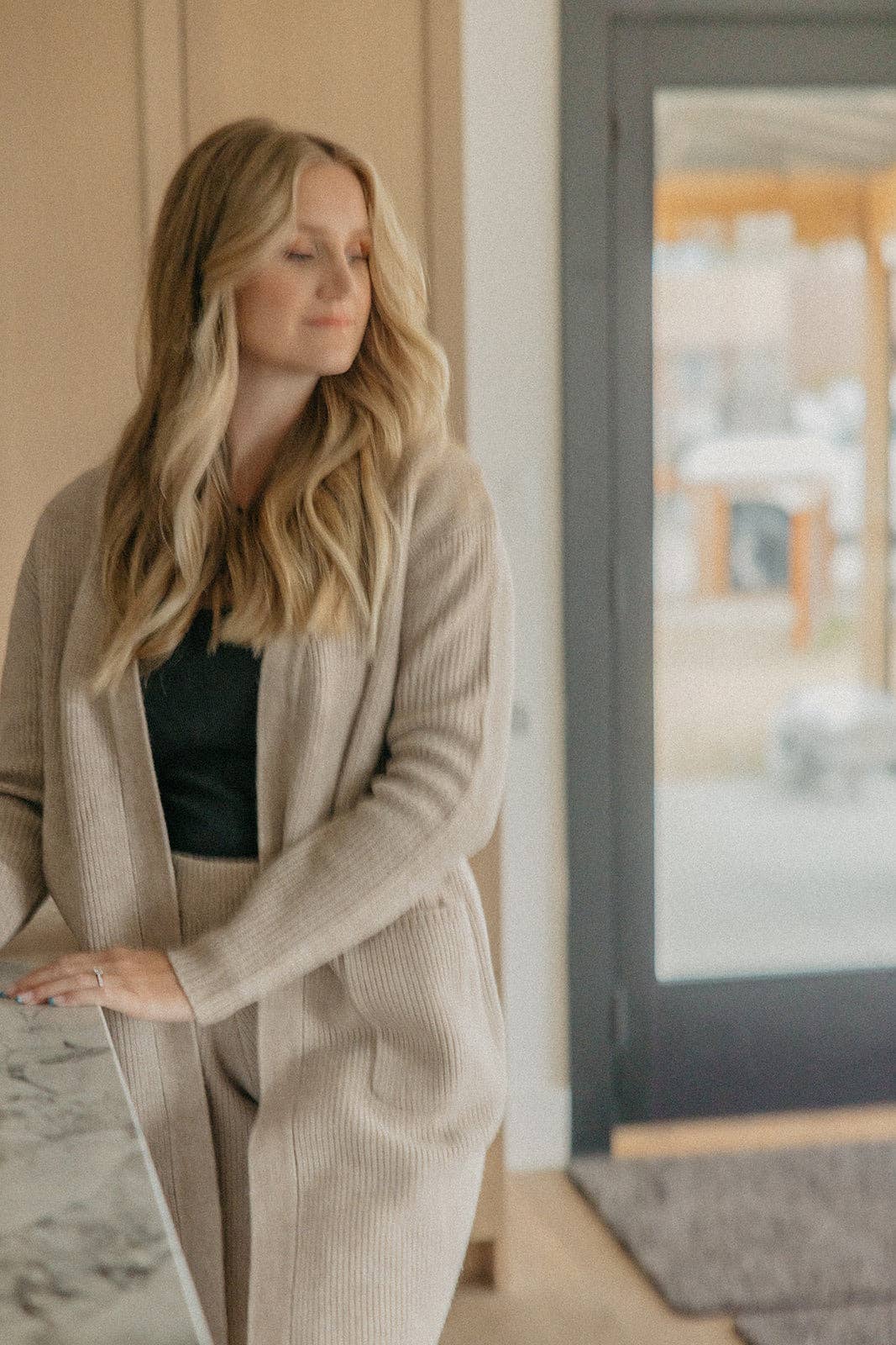 Copper Pearl - Wholesale Cardigan - Women's - Women's Luxe Cardigan - Oatmeal6