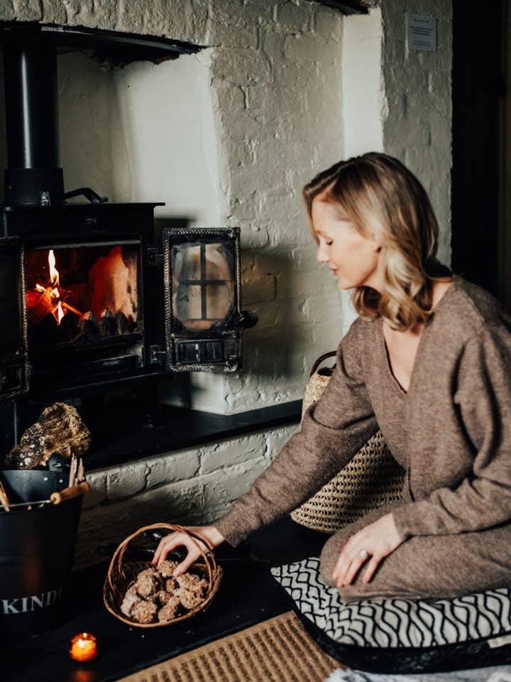 Natural Firelighters from Natural Waste Wax - Box of 10 for wholesale by Old Green