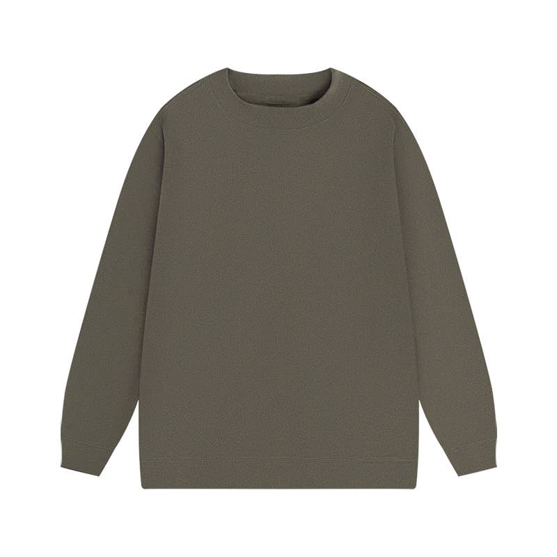 Rosa Clothing - Wholesale T-Shirt - Women's - Basic Loose casual crewneck t-shirt long sleeve Sweatshirt4