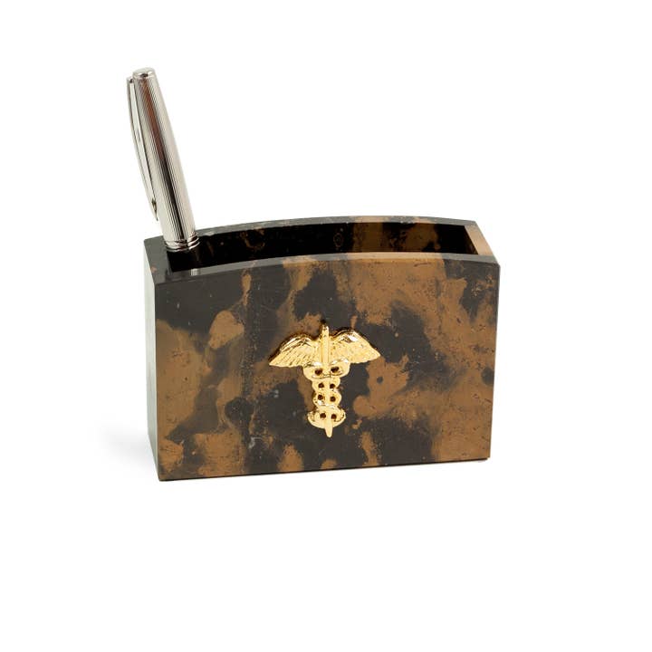 BeyBerk International - Wholesale Pen & Pencil Holder - Tiger Eye Pen Cup