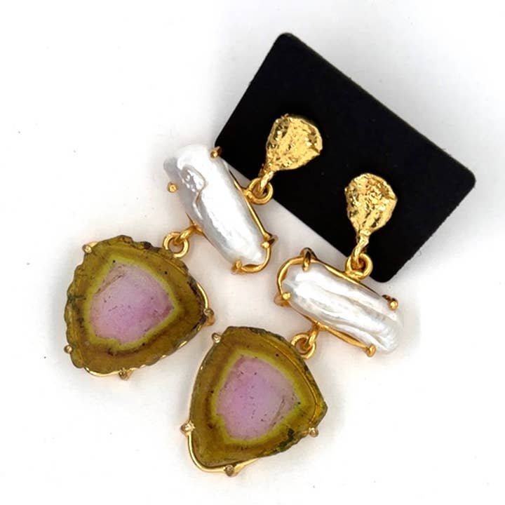 Brincos Statement Sylvia por atacado de GemAddicted