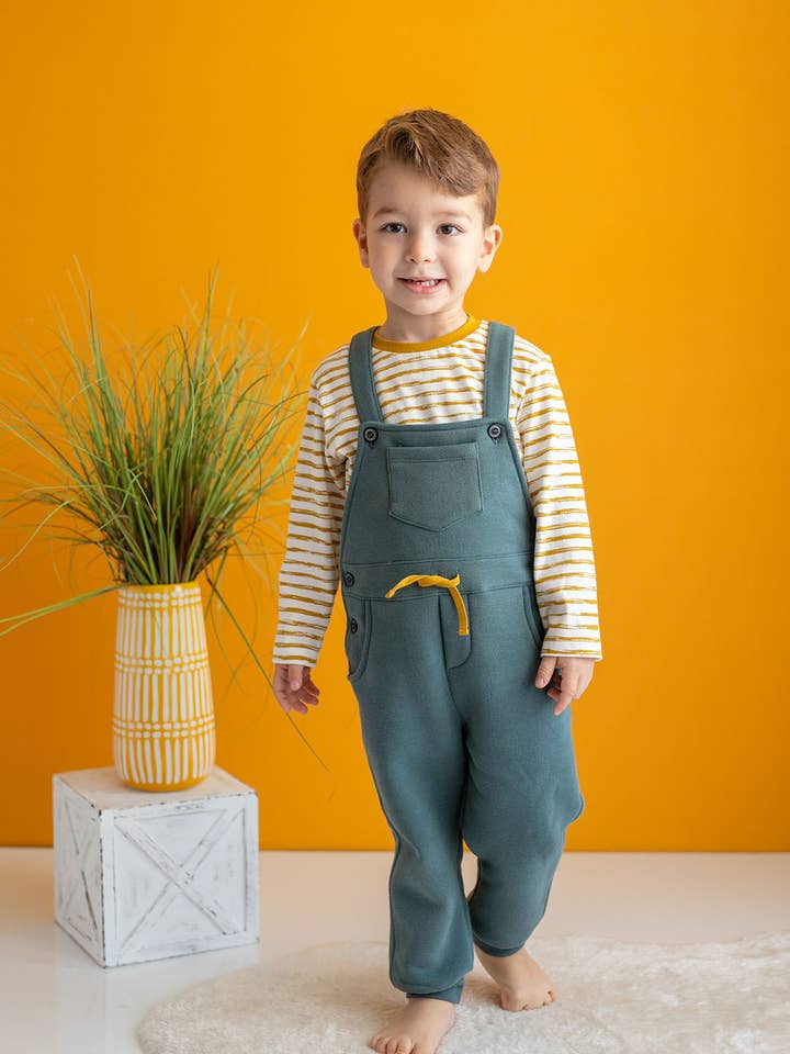 Drenge gul stribet sweatshirt og sweatshirt sæt for engroshandel hos ZEYLAND