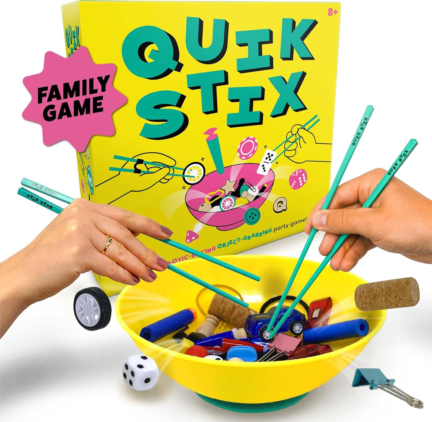 Lucky Egg - Wholesale Card Game - Quik Stix Skill Game Fun Family Game for Kids and Adults