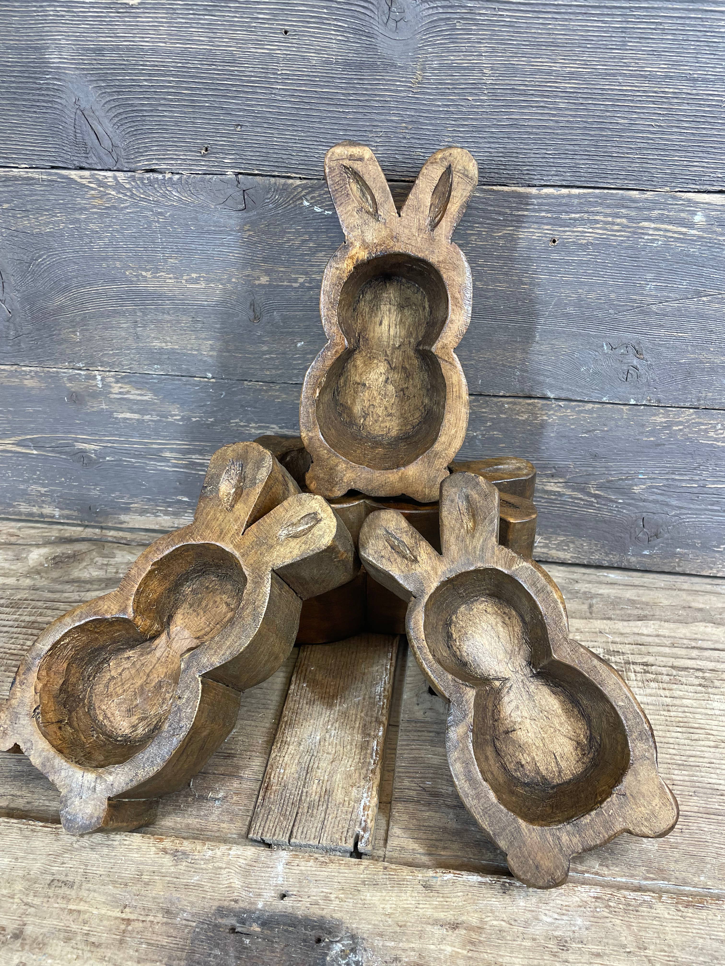 My Amigos Imports - Wholesale Candle Holder -  Super Mini Bunny Dough Bowl-5-7-Candle Ready-Mini Bunny-NEW11