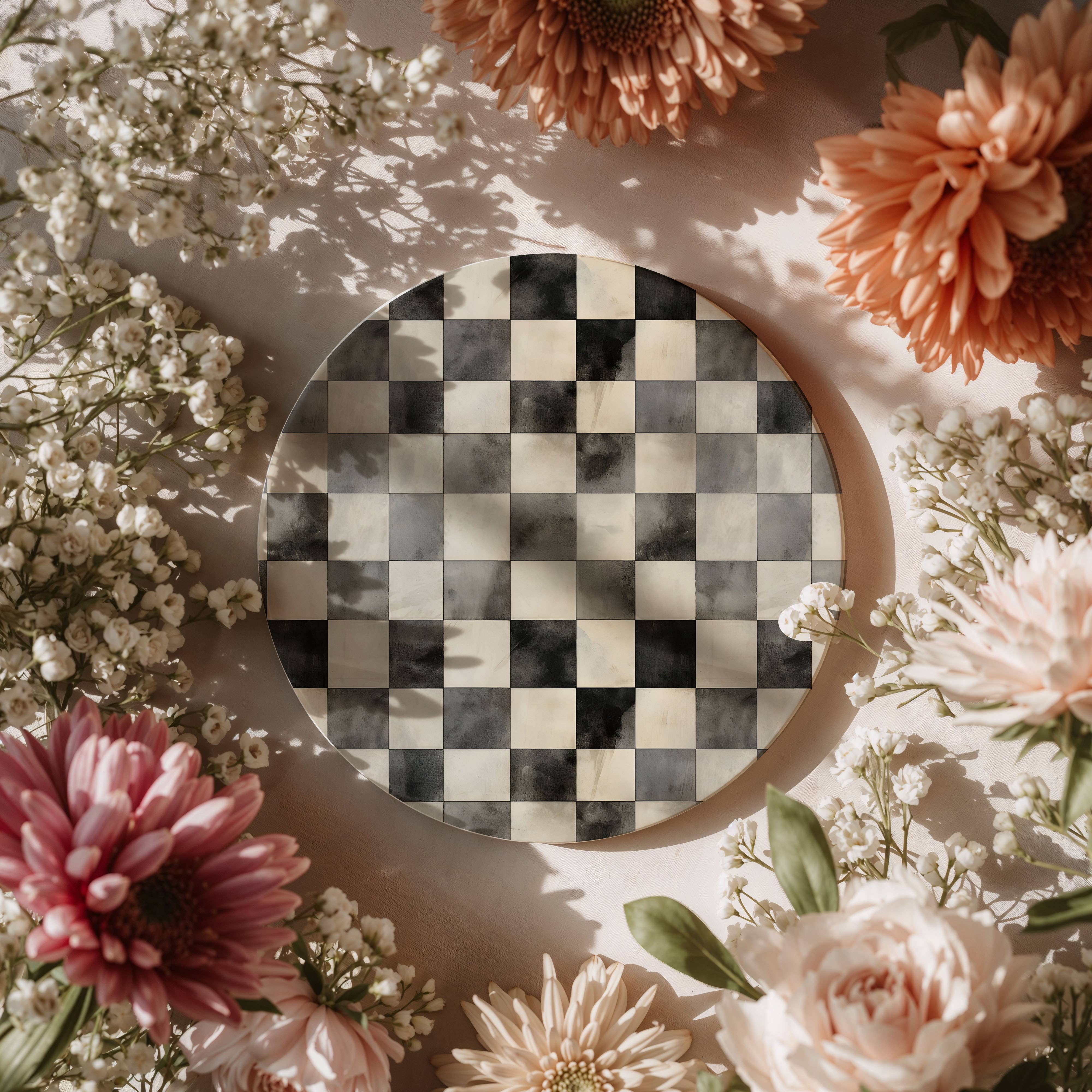 Gia Roma - Wholesale Decorative Tabletop Object - Blue Country Coaster Elegant Grandmillennial Blue Home Decor104