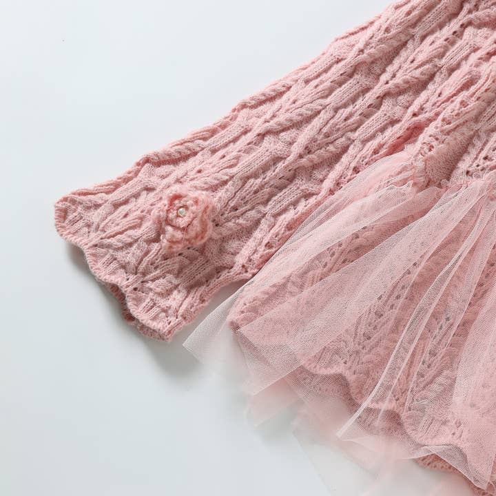 PEACH ACCESSORIES – wholesale Cardigan – Women’s – Super Soft Cardigan with Roses Flower Details SK13114