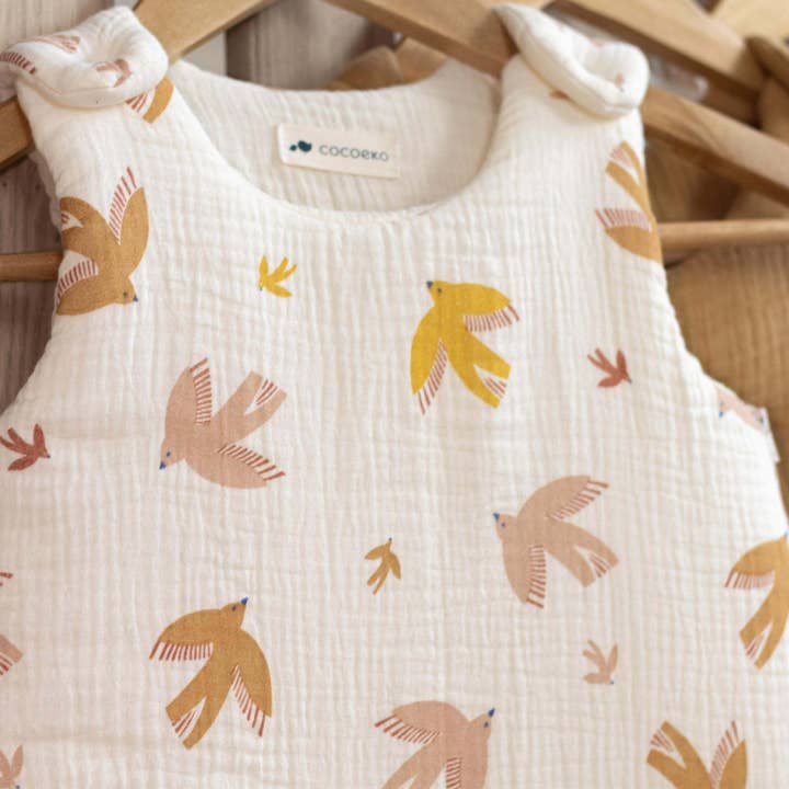 Cocoeko - Wholesale Sleeping bag – Baby - Cotton muslin sleeping bag BIRDS TOG 2