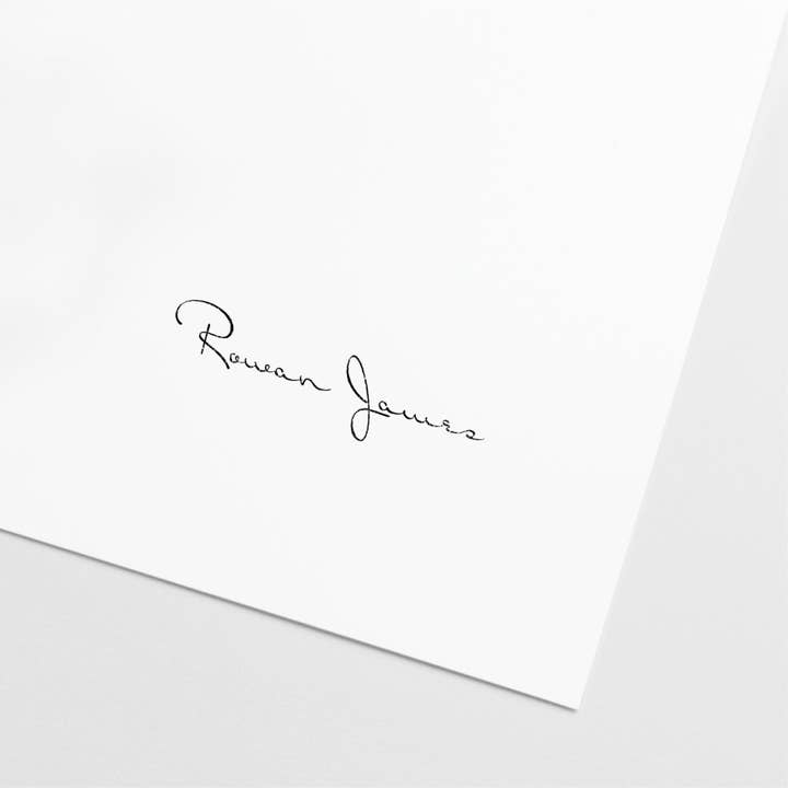 Signature Brand Stamp for wholesale by The Design Craft