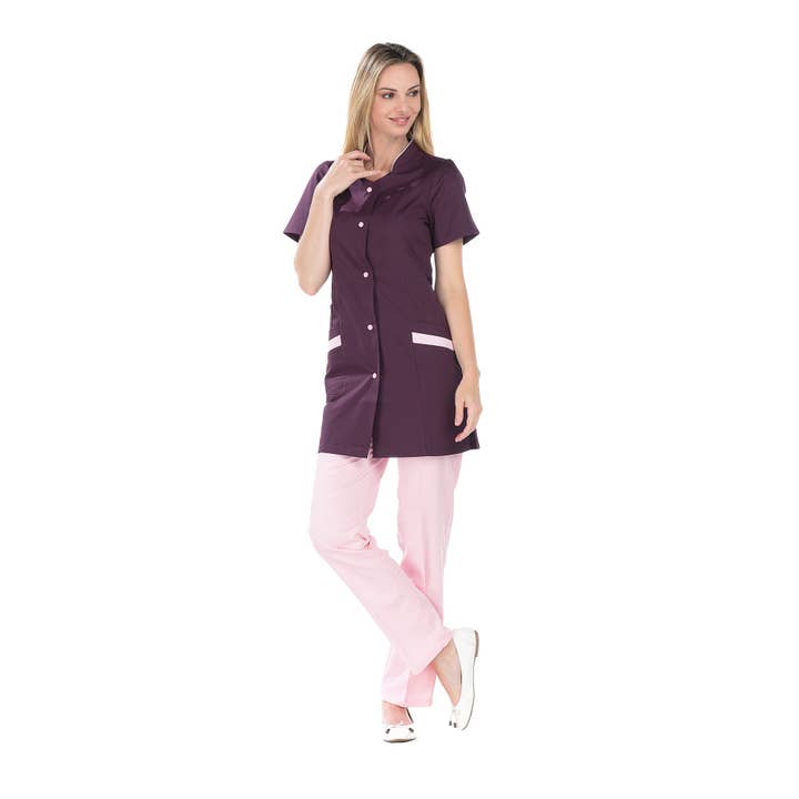 My Podologie - Vendita all'ingrosso Divisa sanitaria - Donna - Charline - Camicetta 3/4 - Maniche corte - Donna - 85 cm10