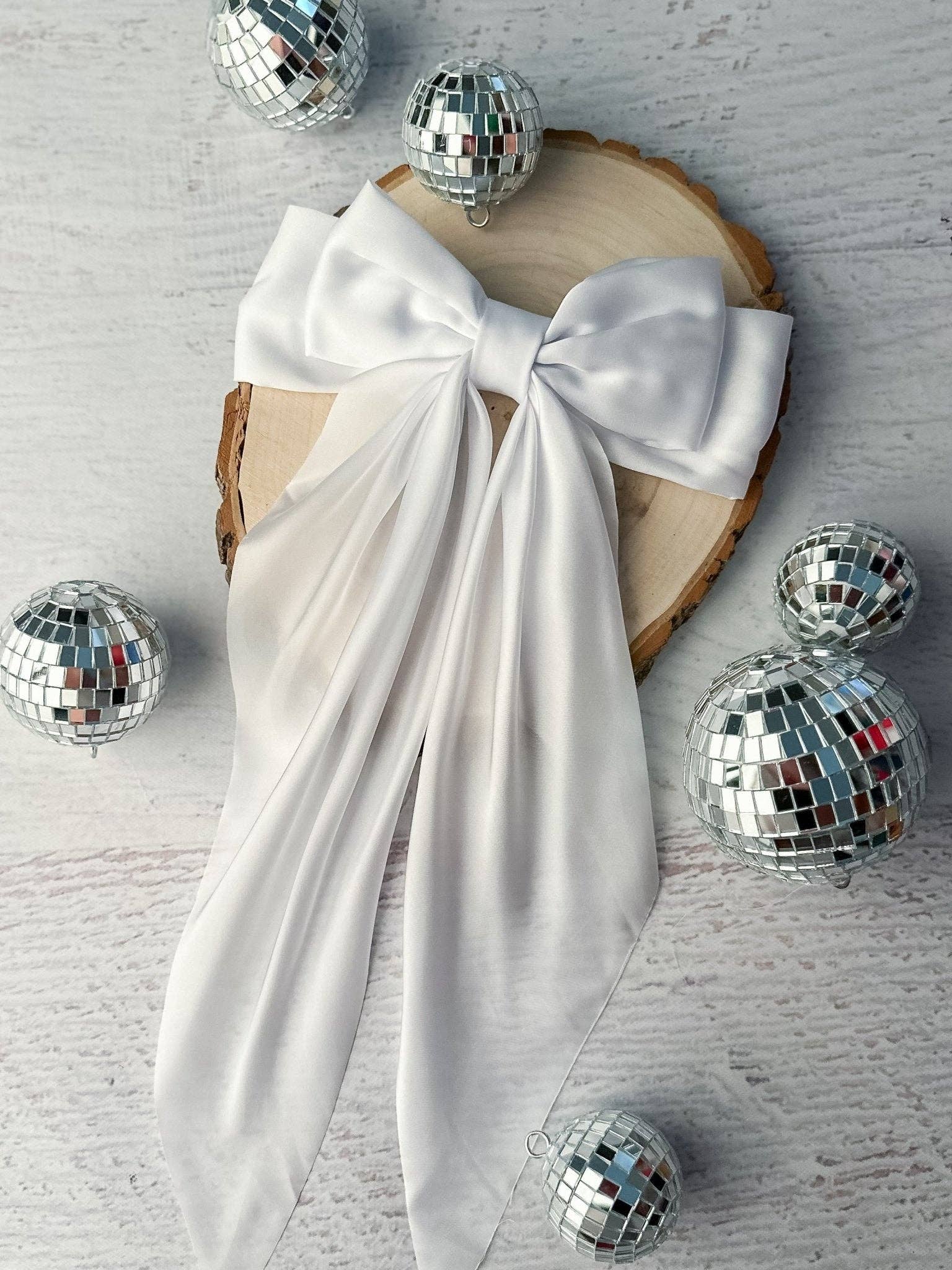 The Hair Bow Company - Vente Nœud pour cheveux – enfant - Nœuds Coquette en Satin - Pince Française - 20 cm10