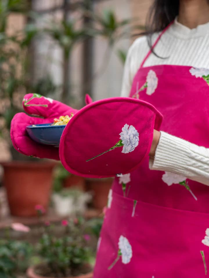 Eco-Friendly Hot Pad -Pink Carnation for wholesale by Asami Concept