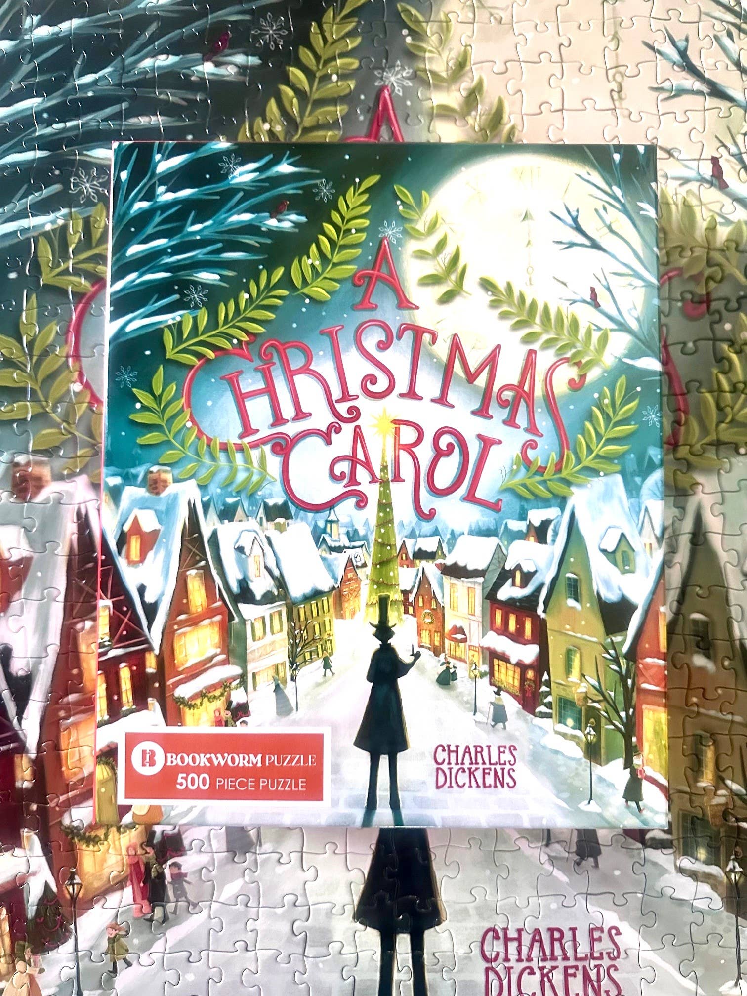 Bookworm Puzzle - Wholesale Puzzle - Adult - NEW! A CHRISTMAS CAROL -500 PIECE JIGSAW PUZZLE9