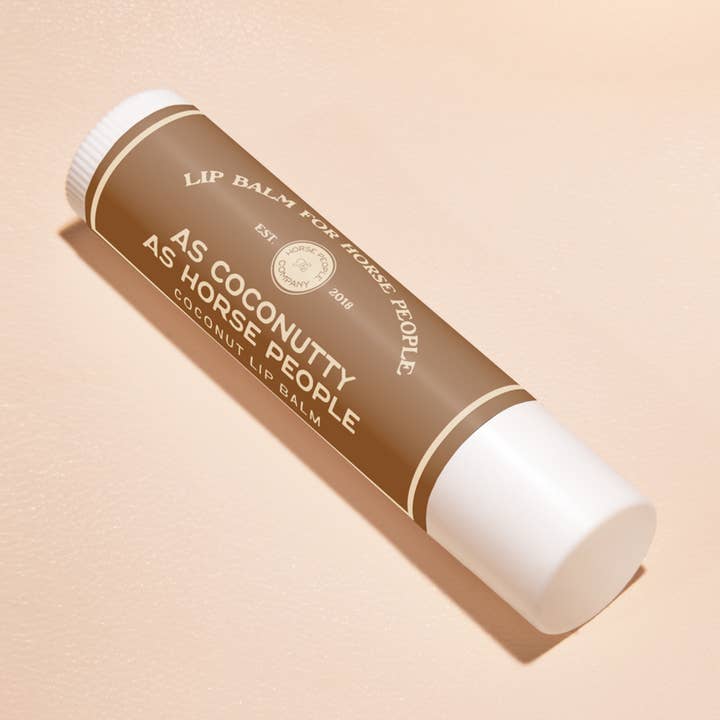 Lip Balm for Horse People - AS COCONUTTY AS HORSE PEOPLE for wholesale by The Horse People Company