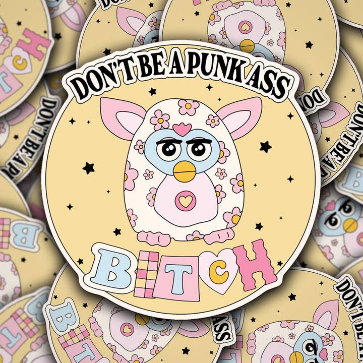 Vinylmærkat Vær ikke et Punk Y2K-legetøj for engroshandel hos Sonny Rising