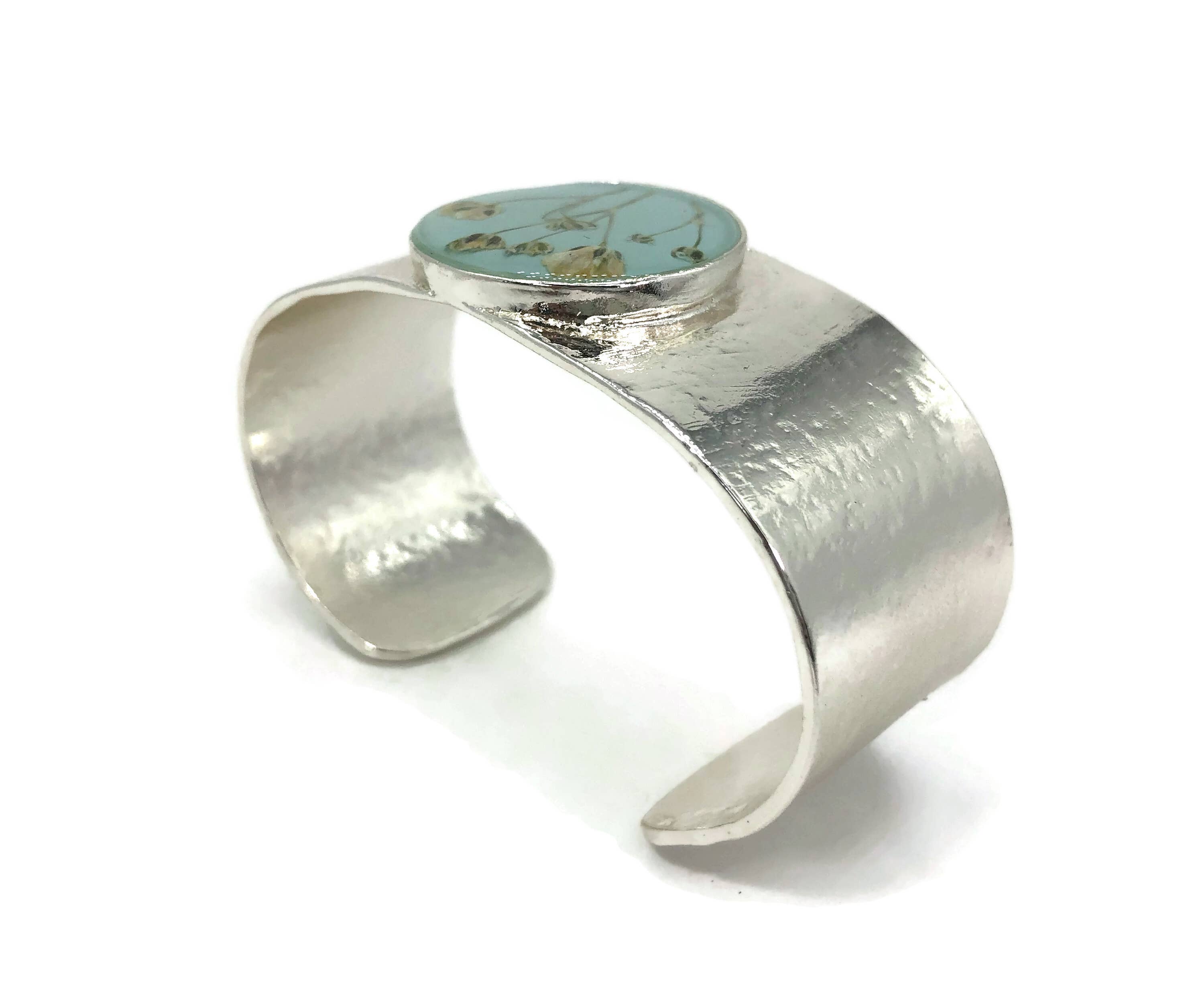 Shari Dixon - Wholesale Cuff Bracelet - Baby's Breath Med Rd. Cuff Bracelet5