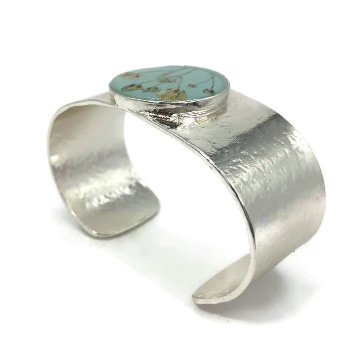 Shari Dixon - Wholesale Cuff Bracelet - Baby's Breath Med Rd. Cuff Bracelet5