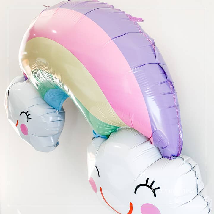 Zoey Christina - Wholesale Balloon - Pastel Rainbow Cloud Balloon4