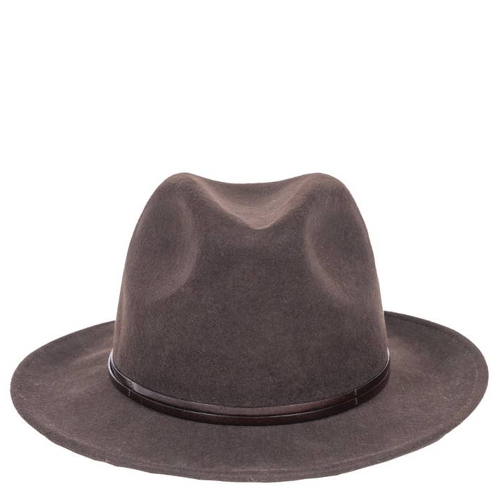 TRAVAUX EN COURS... - Wholesale Fedora - Women's - FELT HAT - leather band, sewn brim30