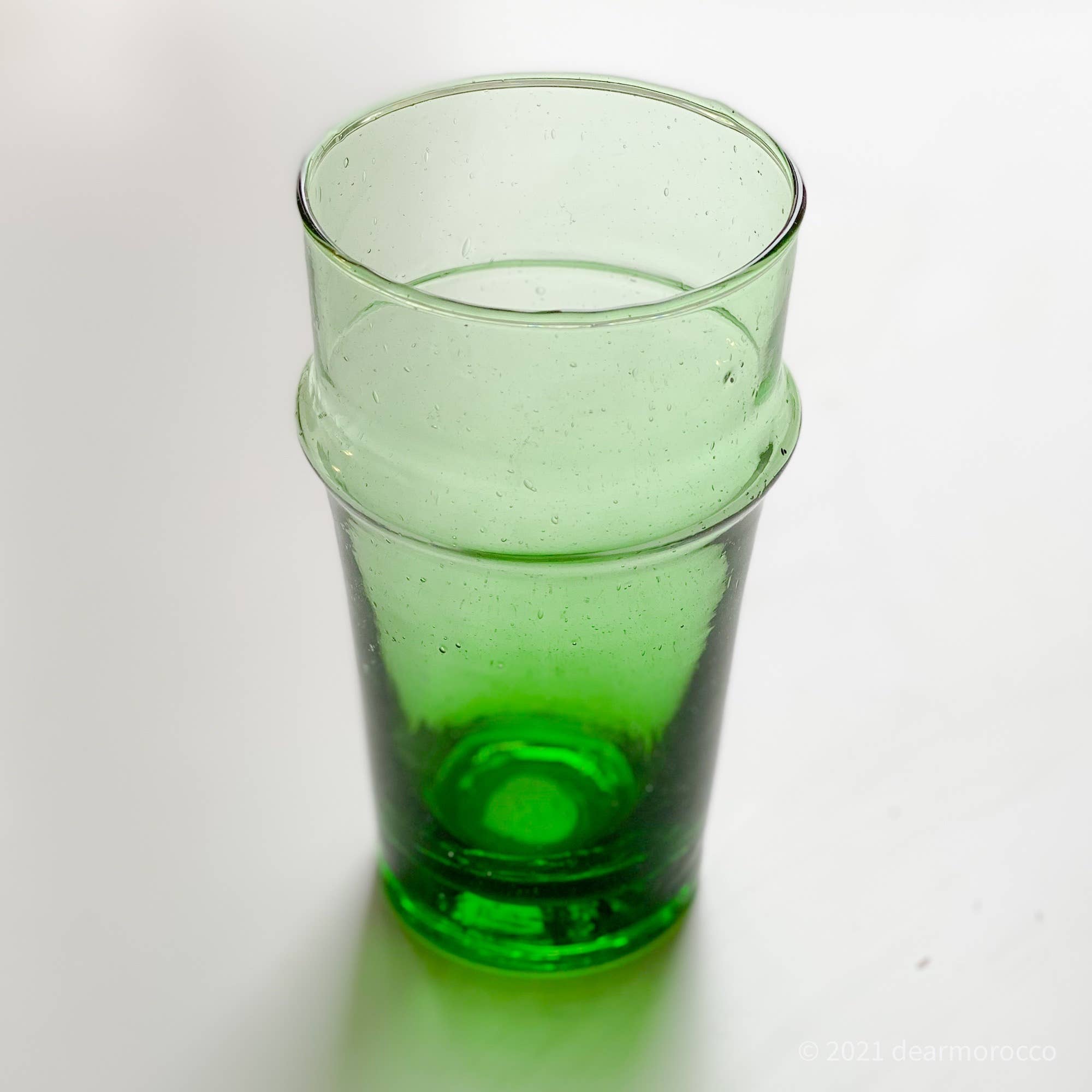 dear Morocco – Engroshandel Drikkeglas/kop – Marokkansk genbrugt Beldi teglas i grøn1