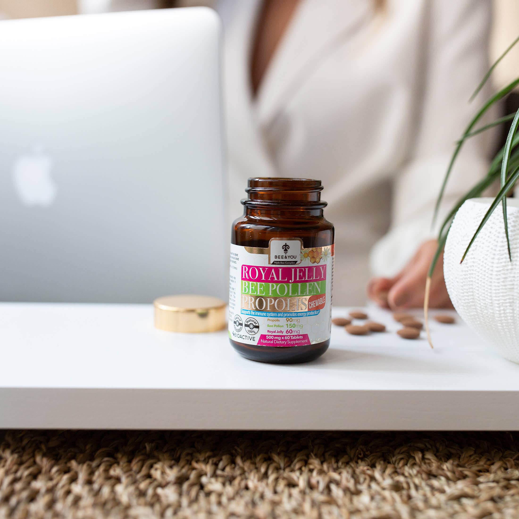 BEE&YOU – Engroshandel Kosttilskud og vitaminer – BEE&YOU tyggetabletter med royal jelly, bi-pollen og propolis5