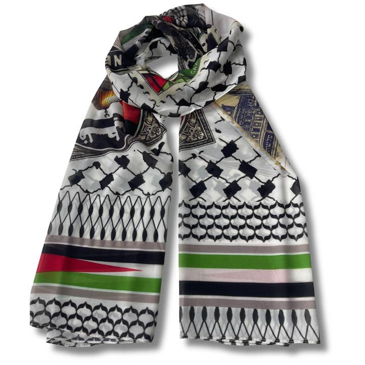 Palestinian Elegance - Wholesale Hijab - Women's - Printed Design Hijabs – Diverse Varieties22