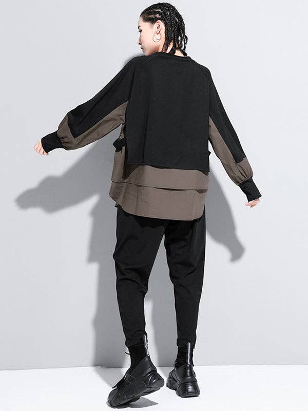 VividLux - Wholesale Overhemd met knopen - Dames - Originele valse twee T-shirttops5