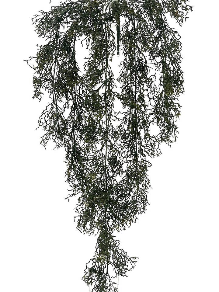 HÄNGEPFLANZE BRAUNER MOOS KUNSTSTOFF 72cm für den Großhandel von Aguilar Málaga