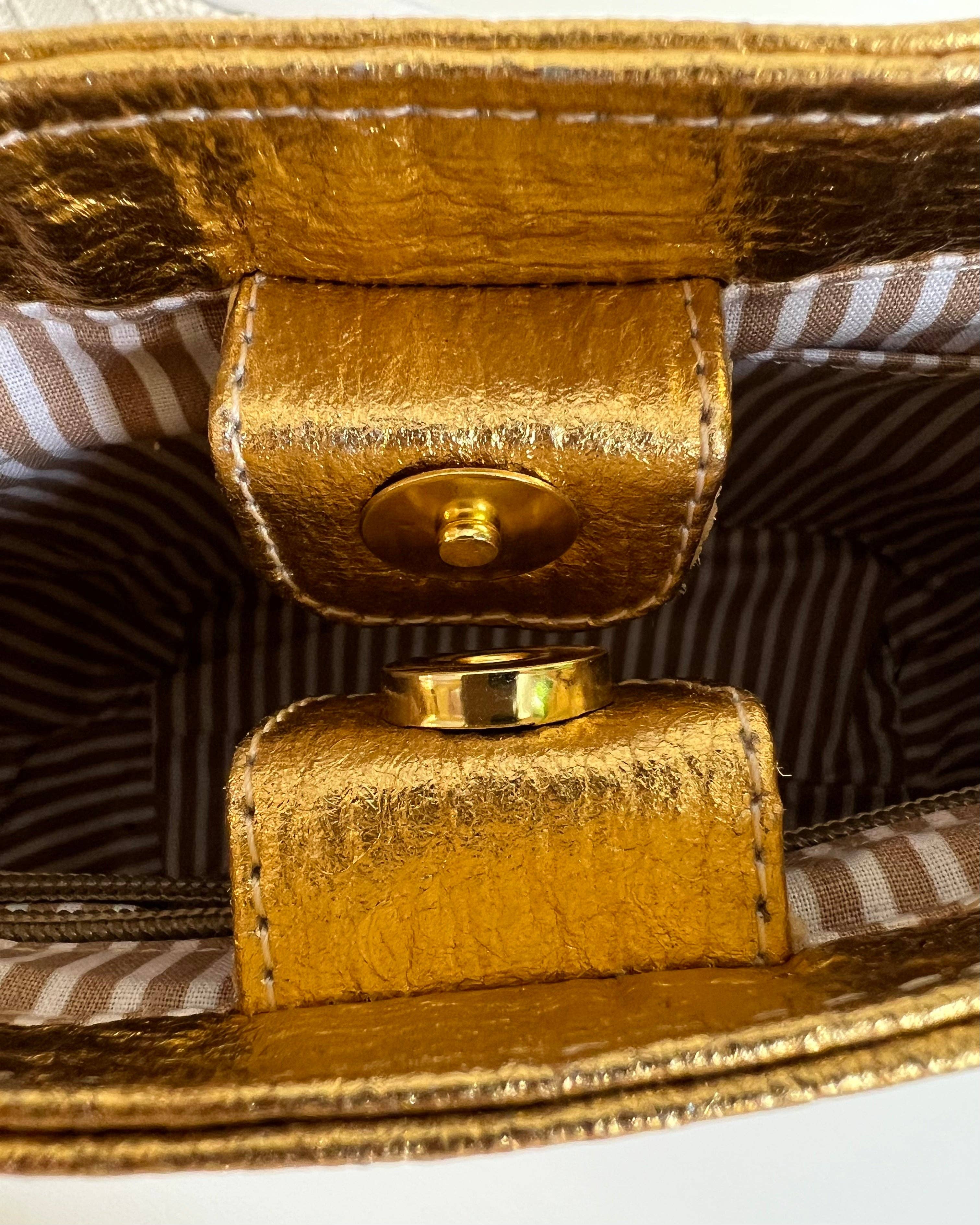 Ceibo - Wholesale Tote Bag - Women's - Mini Tote, Gold3