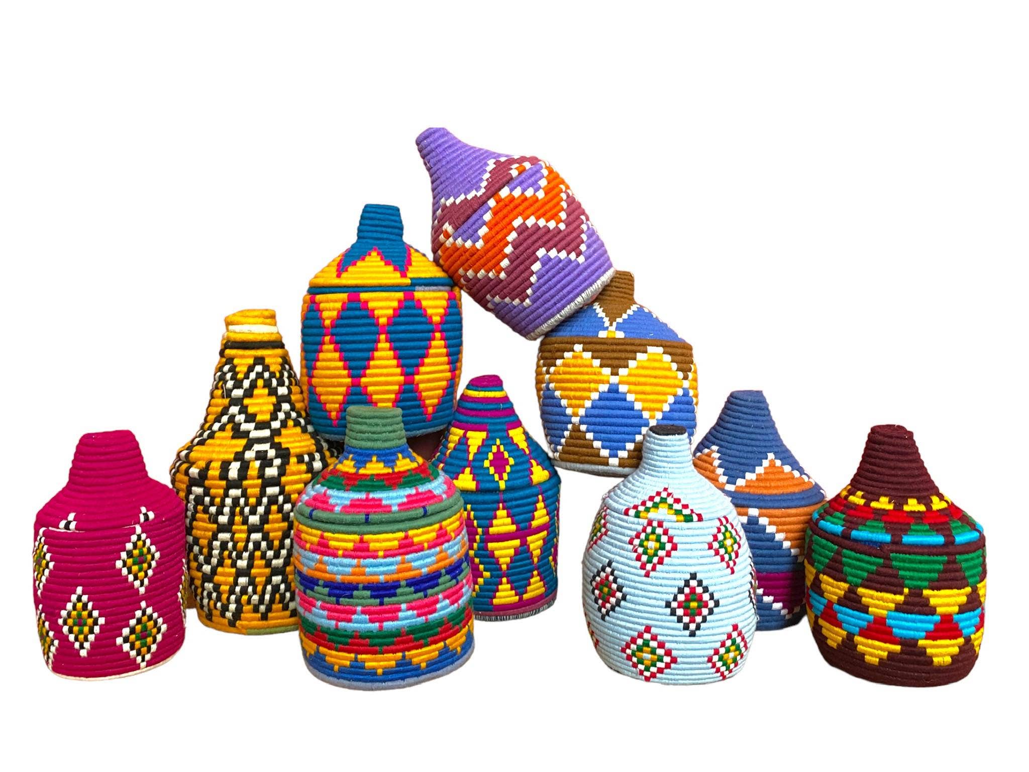 SOUK in the CITY - Vendita all'ingrosso Cestini - Piccoli cestini berberi colorati16