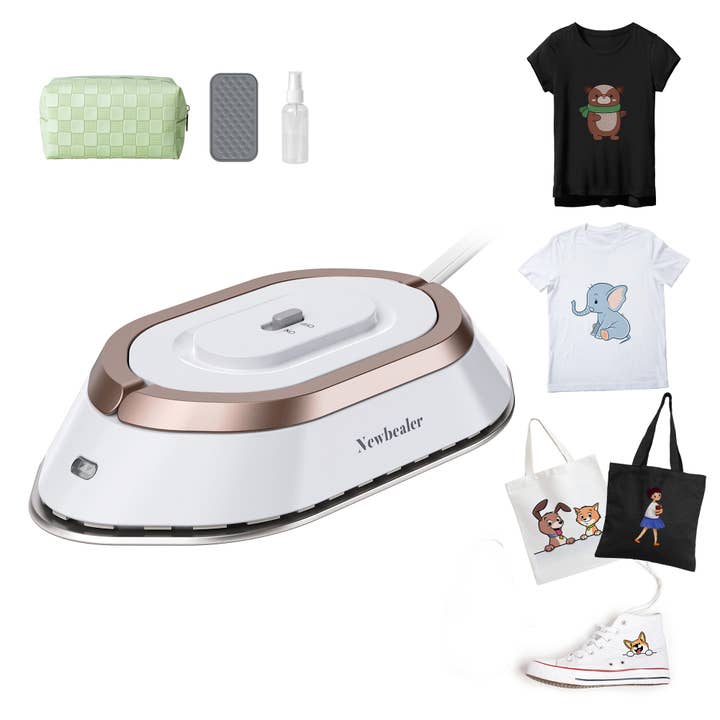 0.8lb Global Voltage Press Iron for Xmas Patch Gifts for wholesale by Newbealer