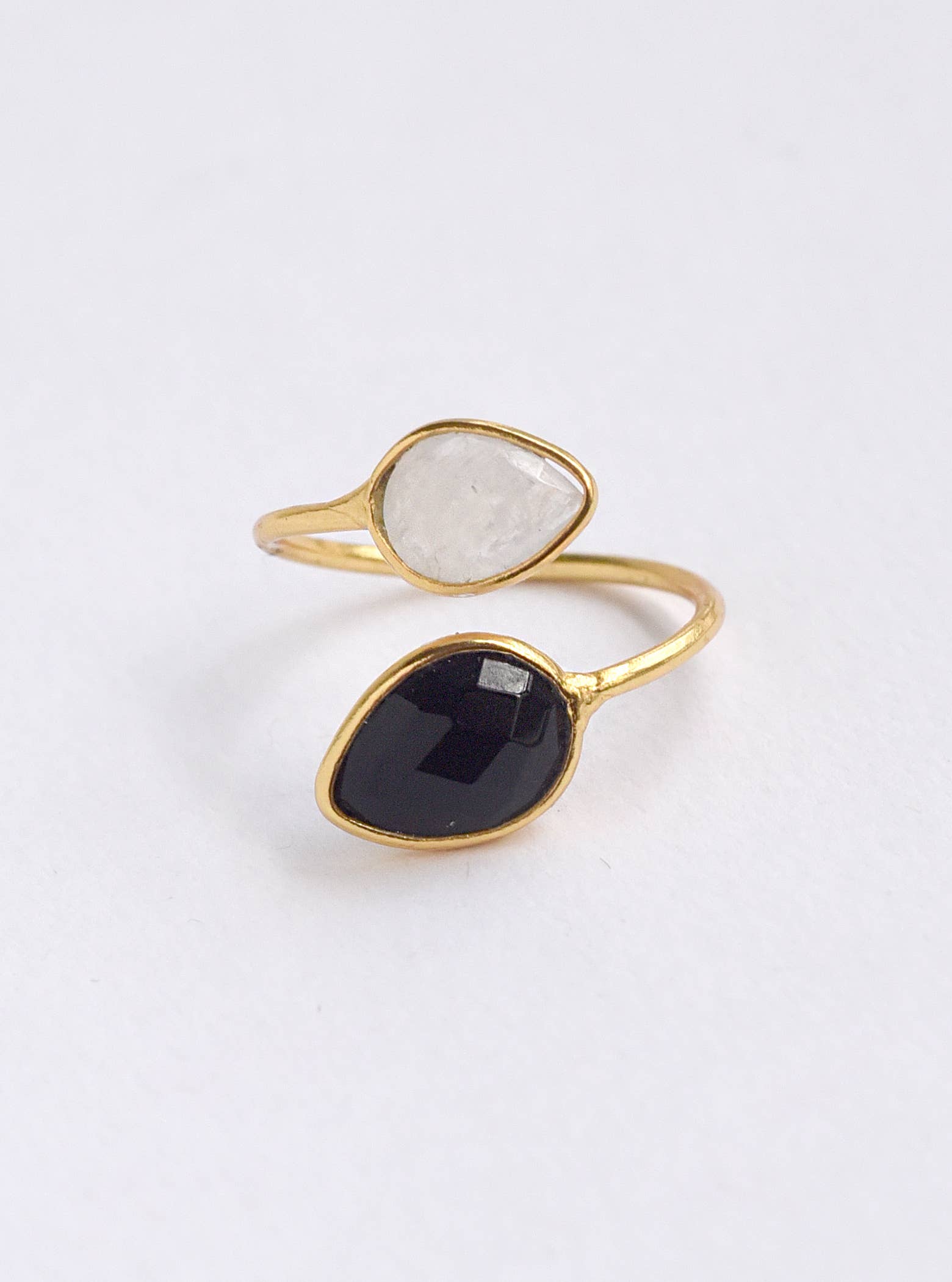 FELIX Z DESIGNS - Wholesale Cocktail/Statement Ring - Double Gemstone Ring, Adjustable size.1
