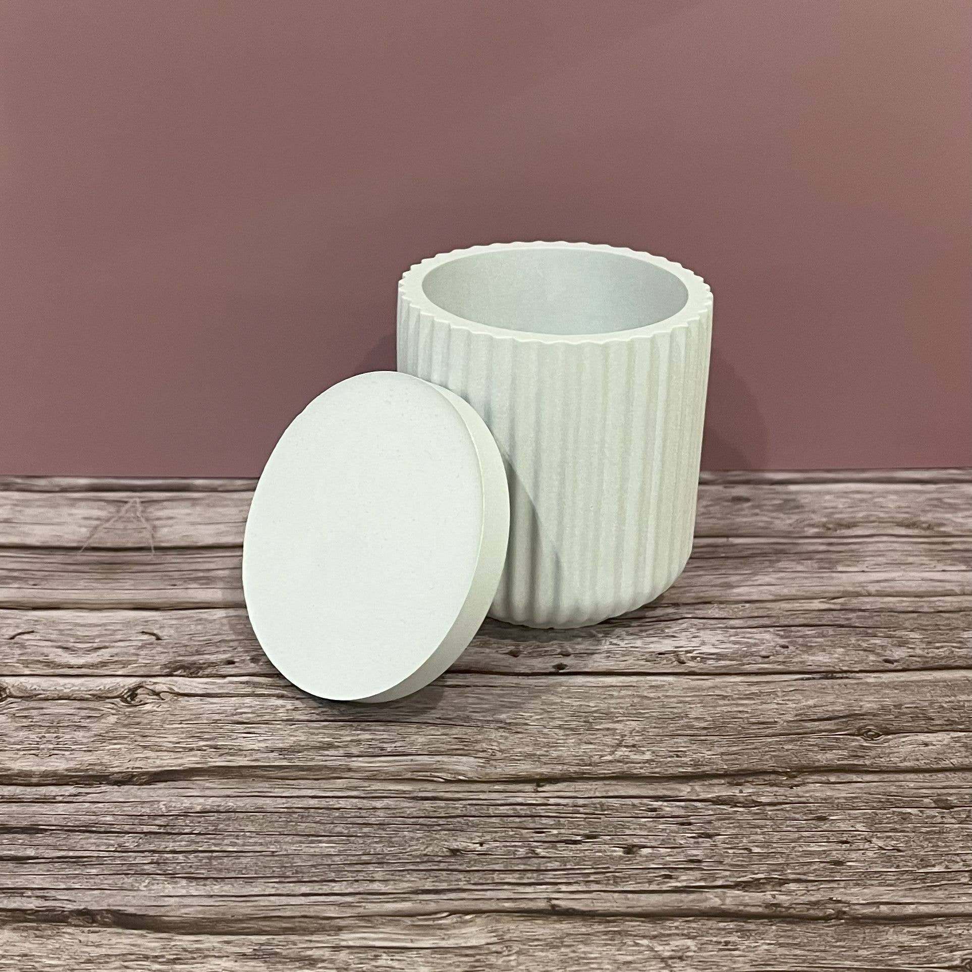 Paper Kuts - Wholesale Candle Holder - Handcrafted Ribbed Candle Jar | Eco-Friendly and Non-Toxic 4