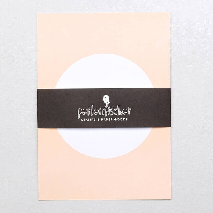 5x 5 Postcards | Dot Soft Apricot for wholesale by Perlenfischer