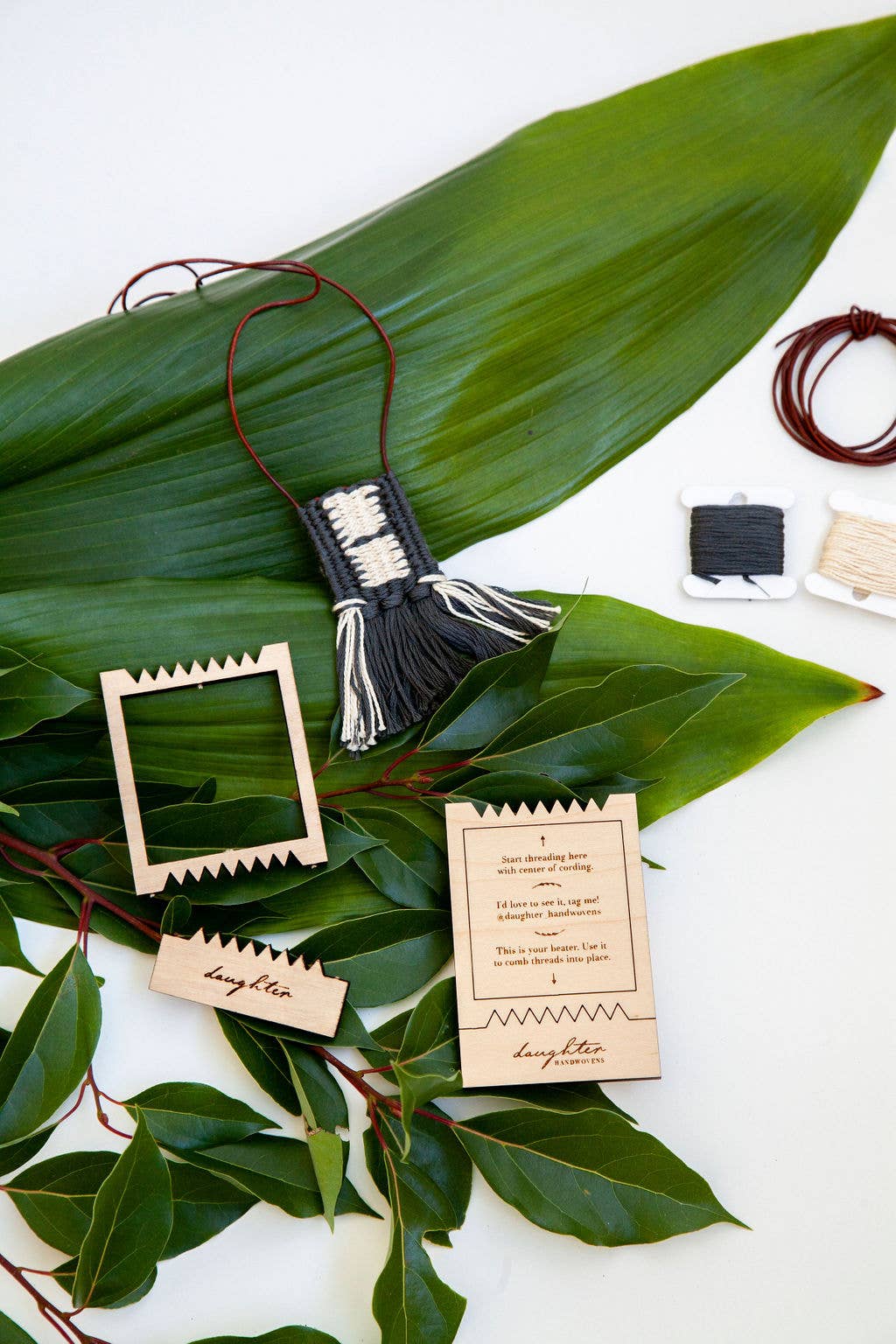 Daughter Handwovens – Engroshandel DIY-hobbysæt – DIY Vævet halskæde Kit5